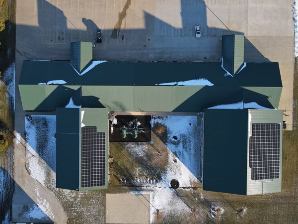 Countryside School rooftop solar installation by Halo Solar, Eureka IL