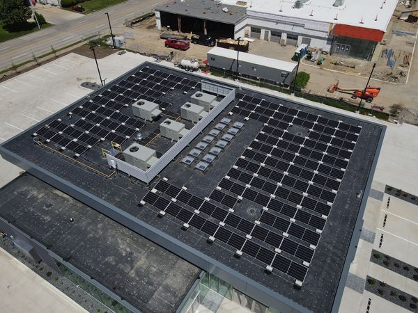 O'Brien Genesis Car Dealership Solar energy system