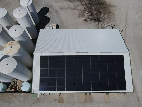 Agricultural Solar Energy System Installation in Gridley, IL at Brandt Agronomics 