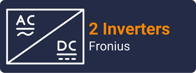 2 inverters Fronius