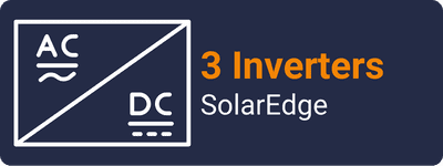 3 Inverters SolarEdge