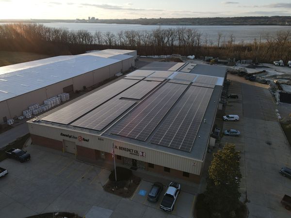 J.H. Benedict Co. Industrial Solar Installation Case Study by Halo Solar