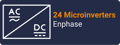 24 Microinverters Enphase