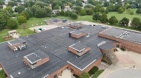 School solar installation case study by Halo Solar in Normal, IL